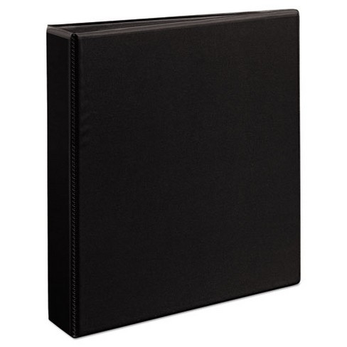 Avery Durable View Binder with DuraHinge and EZD Rings, 3 Rings, 1.5" Capacity, 11 x 8.5, Black, (9400) - image 1 of 4