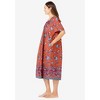 Only Necessities Women's Plus Size Mixed Print Short Lounger - 4 of 4