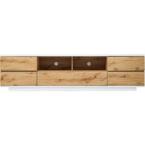 Media Console TV Stand for TVs Up to 80'', Entertainment Center with Door Device, TV Cabinet for Living Room, Bedroom - 1 of 4