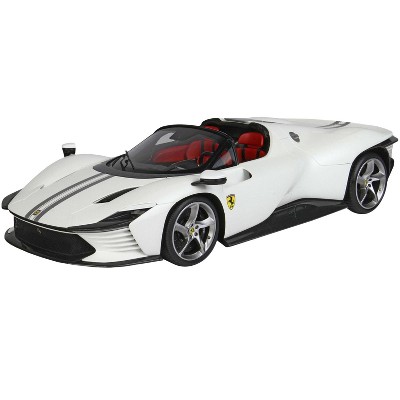 Ferrari SP3 Daytona Icona Series Bianco Italia White Metallic w/Silver  Stripes w/CASE Ltd Ed to 360 pcs 1/18 Model Car by BBR