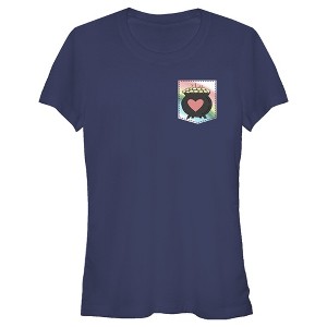 Juniors Womens Lost Gods St. Patrick's Day Rainbow Pocket of Gold T-Shirt - 1 of 4