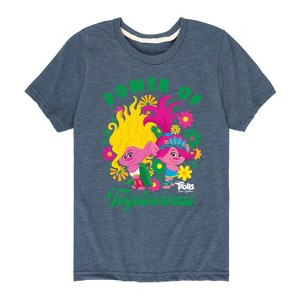 Boys' - Trolls - Poppy and Viva Power of Togetherness Short Sleeve Graphic T-Shirt - 1 of 4