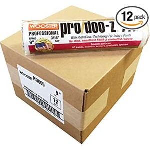 Wooster Genuine 9" Pro/Doo-Z FTP 3/16" Nap 12-Pack Roller Cover - RR665-9-12PK - 1 of 4