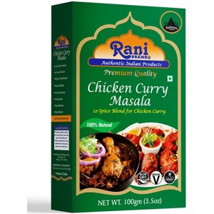 Chicken Curry Masala, Indian 13-Spice Blend - 3.5oz (100g) - Rani Brand Authentic Indian Products - 1 of 4