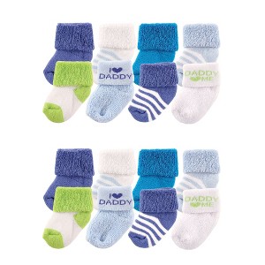 Luvable Friends Baby Cotton Rich Terry Socks 16-Pack - 1 of 2