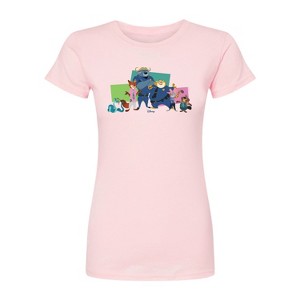 Women's - Zootopia - Nick, Judy, And Friends Fitted Graphic T-Shirt - 1 of 2