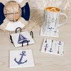 Pavilion Gift Company - Lake - 4" Ceramic Coasters (Set of 4) - Trivets - 3 of 4