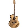Luna Henna Oasis Select Spruce Acoustic-Electric Guitar Natural - 3 of 4