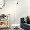 Hudson and Canal Arc Floor Lamp with Cone Glass Shade - 3 of 4