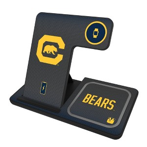 Keyscaper University of California Berkeley Golden Bears Linen 15-Watt 3 in 1 Charging Station - 1 of 4