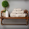 Luxury Cotton Heavyweight Ultra-Plush 3 Piece Towel Set by Blue Nile Mills - 2 of 4