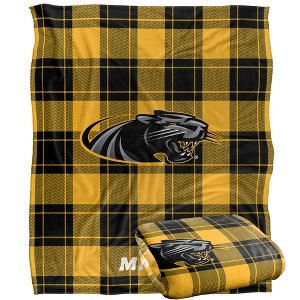 University Of Wisconsinmilwaukee Campus Plaid Spirit Silky Touch Super Soft Throw Blanket 50x60 - 1 of 4