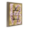 Stupell Industries Fashion Love Rose Perfume Black Framed Floater Canvas Wall Art - 3 of 4