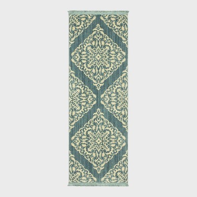 Medallion Diamond Shapes Woven Rug - Threshold™