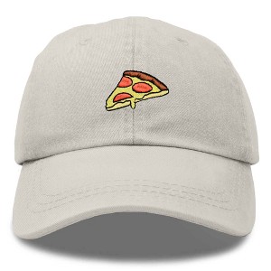 Dalix Pizza Embroidered Mens Cotton Dad Adjustable Hat Baseball Cap Mens - 1 of 4