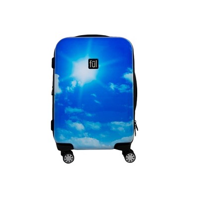 sky blue luggage