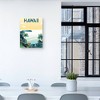 18" x 24" Hawaii by Omar Escalante Canvas Art Print - Masterpiece Art Gallery: Tropical Botanicals, Teal Waters - 2 of 4