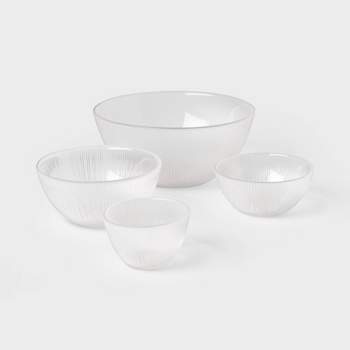 Vintage Ribbed Glass Dessert Cups Set — set of 6 – DOVECOTE