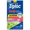 Ziploc Slider Storage Quart Bags - 2 of 4