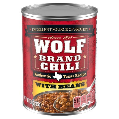Wolf Brand Chili with Beans - 15oz