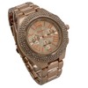 OLIVIA PRATT CLASSY 3-DIAL AND RHINESTONE BEZEL METAL WATCH - 4 of 4