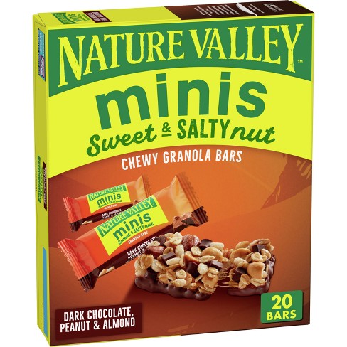 Nature Valley Sweet and Salty Nut Bars, Dark Chocolate Peanut Almond, 6 ct  