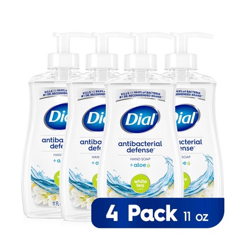 Dial Liquid Hand Soap White Tea 11 Fl Oz 4pk Target