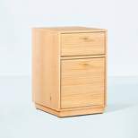 Grooved Wood 2-Drawer Vertical Filing Cabinet - Hearth & Hand™ with Magnolia