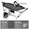 Tangkula Portable Folding Hammock Free Standing Hammock W/ Stand-Folds&Carrying Bag&Anti-Slip Buckle&Storage Pocket - 4 of 4