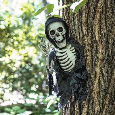 Creeping Skeletons Skull Figurine Statue - Creepy Halloween Decor