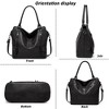 Generic Tote Handbags for Women Black Hobo Handbags Purse and Handbags Shoulder Crossbody Bags - 3 of 4