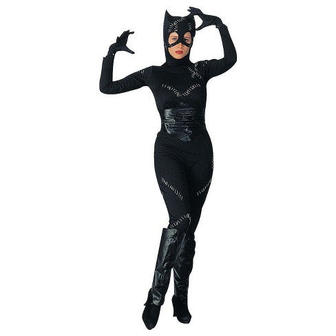Catwoman Costume Adult Halloween Fancy Dress