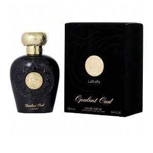 Lattafa Opulent Oud By Lattafa Unisex Vanilla, Patchouli, Musk, Resins, Woodsy Notes Eau De Parfum Spray 3.4 Oz - 1 of 1