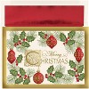 Masterpiece Studios Holiday Collection 15-Count Boxed Embossed Christmas Cards with Foil-Lined Envelopes, 7.8" x 5.6", Antique Christmas (898700) - 2 of 2