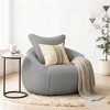 Hooseng Memory Foam Bean Bag Chair, BeanBag Chair with Cushion，Bean Bag Sofa for Living Room, Lounge Areas - 2 of 4