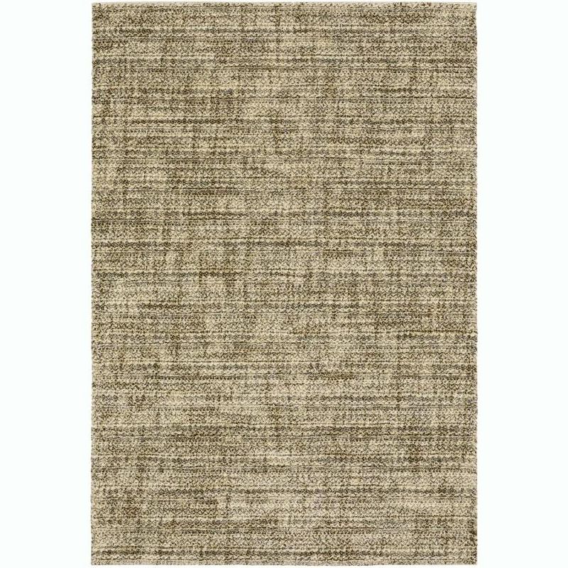 Oriental Weavers Pasargad Home Astor Collection Fabric Beige/Brown Distressed Pattern- Living Room, Bedroom, Home Office Area Rug, 9'10" X 12'10", 1 of 2
