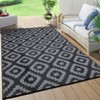 Outdoor Modern Reversible Erasable Area Rugs for Garden Backyard Large Portable Lightweight Plastic Straw Rug for Camping RV Auto Patio Picnic Mat - 2 of 4