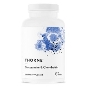 Thorne Glucosamine & Chondroitin - Support Healthy Joint Function, Mobility, and Cartilage Formation - Gluten-Free, Soy-Free, Dairy-Free - 90 Capsules - 1 of 4