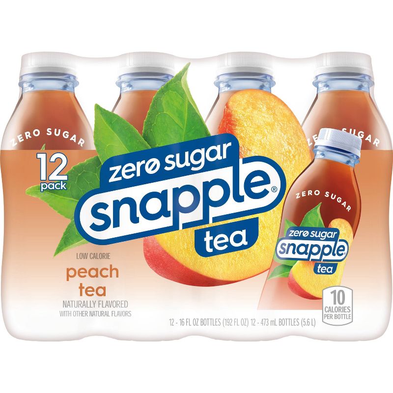 Diet Snapple Peach Tea - 12pk/16 fl oz Bottles, 3 of 10
