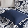 Gulches 7 Piece Cotton Printed Comforter Set Indigo Cal King - 4 of 4