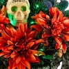 20" Prelit LED Boo-tiful Halloween Urn Centerpiece Green Lights - National Tree Company - 3 of 3