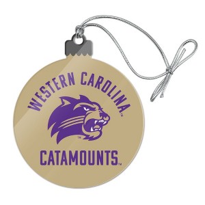 Western Carolina Catamounts Acrylic Christmas Tree Holiday Ornament - 1 of 4
