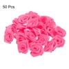 Unique Bargains Polyester Lightweight Texture Durable Ribbon Roses 50 Pcs - 3 of 4