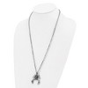 Black Bow Jewelry Men's Stainless Steel Antiqued Scorpion Necklace, 24 Inch - 3 of 4