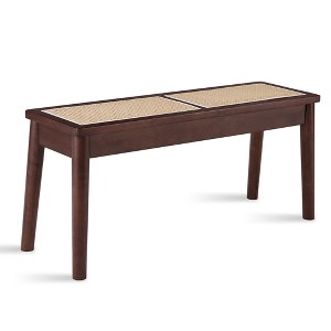 TiramisuBest Storage Ottoman Bench with Lift Top - 275lb Capacity for Living Room & Bedroom - 1 of 4