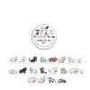 Illustrated Masking Tape by Ramus & Co - 3ct Rolls, Assorted Rolls (Party Dogs + Kittens in Bow Ties + Secret Garden) - 3 of 4