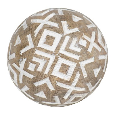 Sage Deco Ball - Foreside Home & Garden