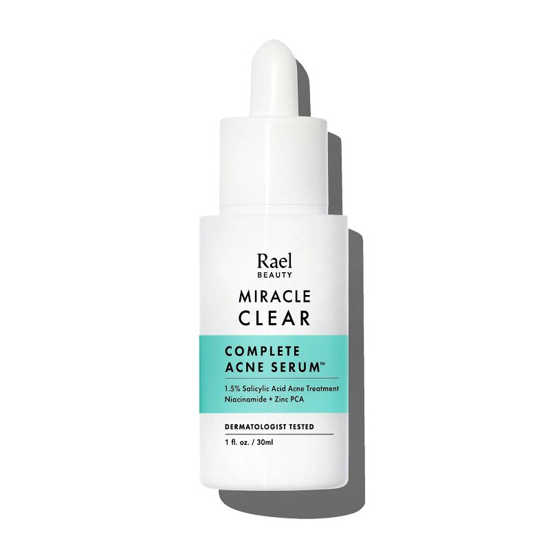 Rael Miracle Clear Complete Acne Treatment Face Serum - 1oz, 1 of 11
