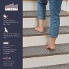 MBIGM Bullnose Non-Slip Stair Treads, 9.5" x 30" Wooden Steps Protection - TPU Backing & Steel Reinforcement - Anti-Slip - 3 of 4