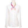 INSPIRE CHIC Women's Rainbow Bowknot Printed Small Square Blended Cotton Scarves 1Pc - 2 of 4